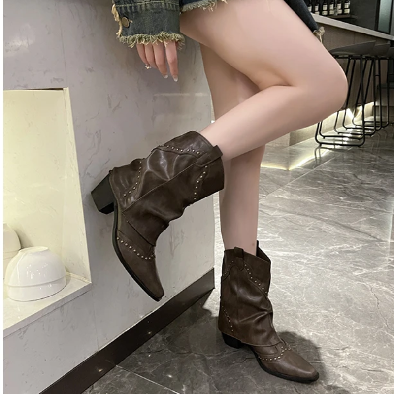 Sierra | Studded Western Boots 2