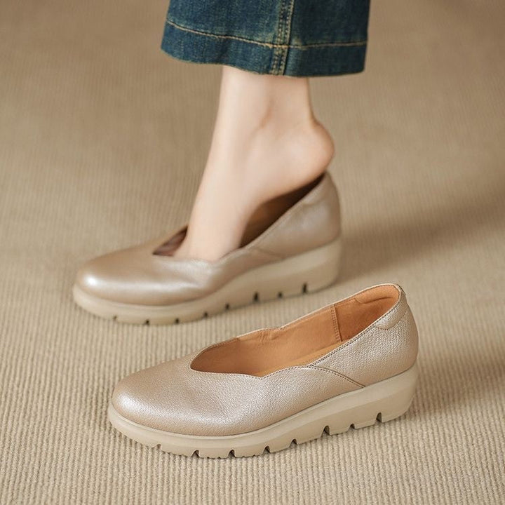 Silia | Comfortable Genuine Leather Ballerinas – Elegant &amp; Supportive Ballerina Flats for Women 3