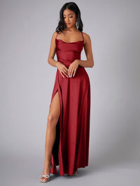 Aurelia | Elegant Silk-Blend Sleeveless Maxi Dress