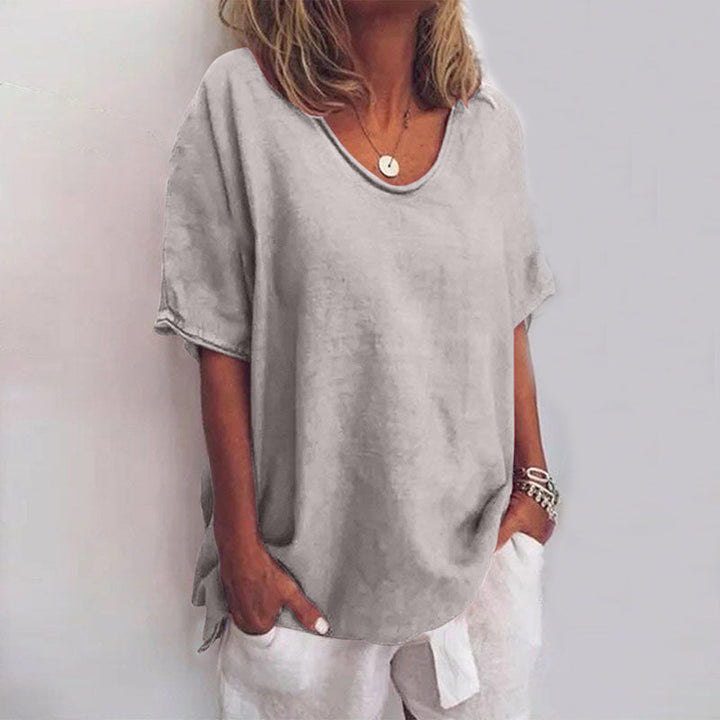 Sophie | Airy Summer Blouse with V-Neck 1