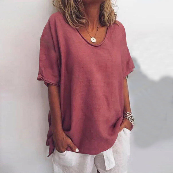 Sophie | Airy Summer Blouse with V-Neck 3