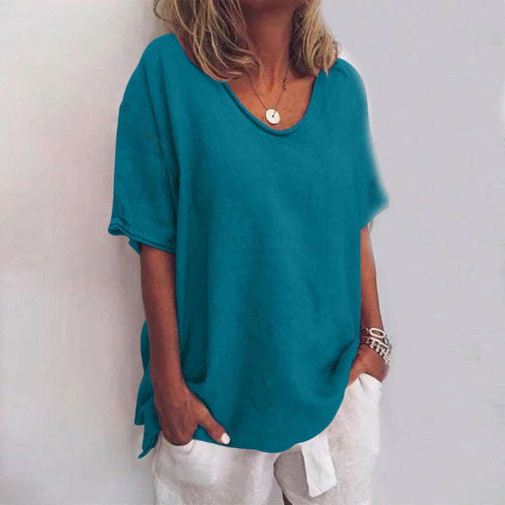 Sophie | Airy Summer Blouse with V-Neck 4