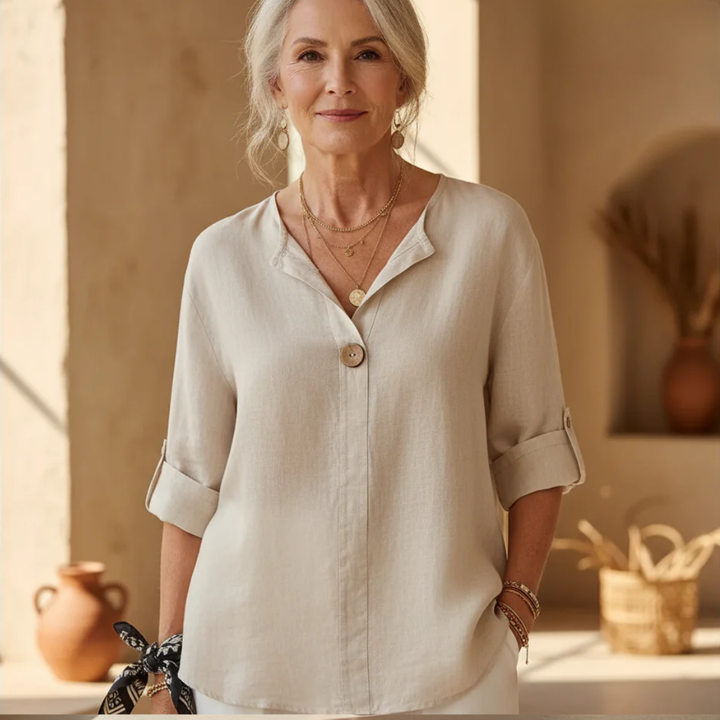 Sophie | Casual Women's Blouse with V-Neck 1