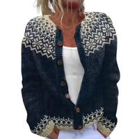 Liora | Gemütliche und stilvolle grob gestrickte Strickjacke