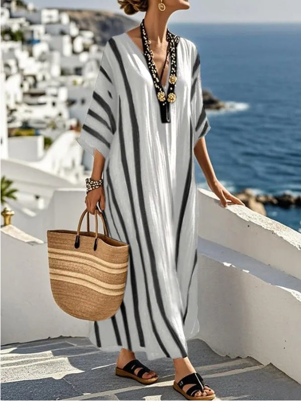 Sophie | Long kaftan dress, summer look 4