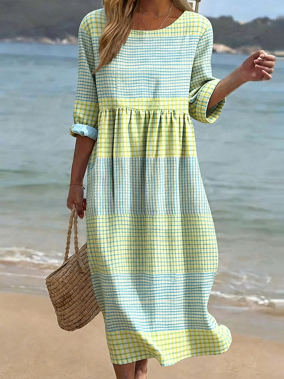 Sophie | Relaxed Fit Plus Size Women’s Dress – Stylish & Comfortable Everyday Wear 0