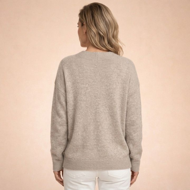 Sophie | Women’s Sweater – Warm, Soft & Chic V-Neck Design 2
