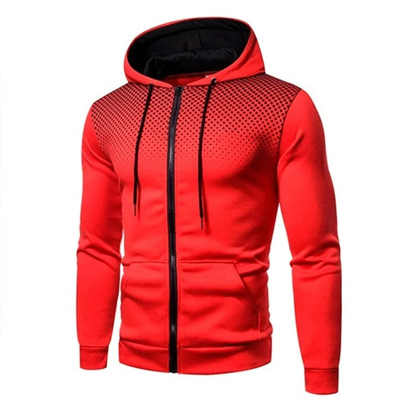 Sportivo | Soft & Breathable Zip-Up Hooded Sweatshirt for Men 11