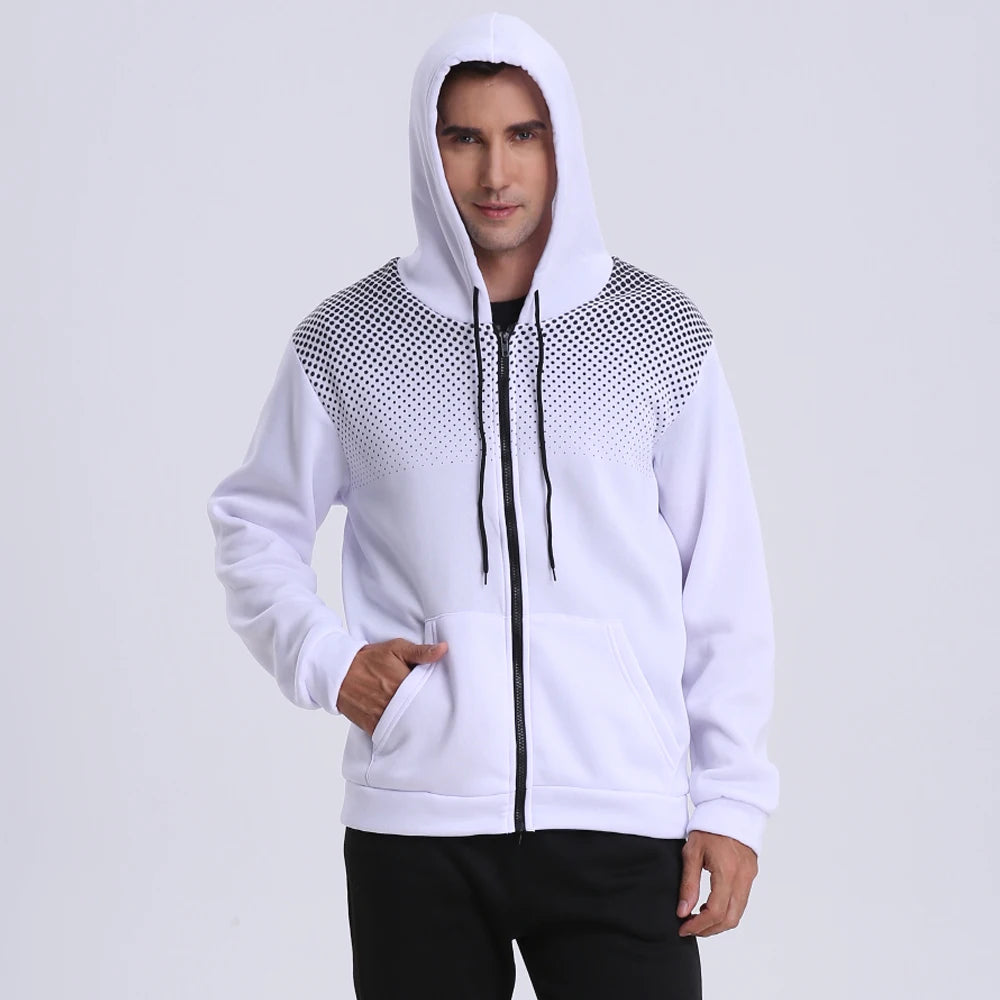 Sportivo | Soft & Breathable Zip-Up Hooded Sweatshirt for Men 2
