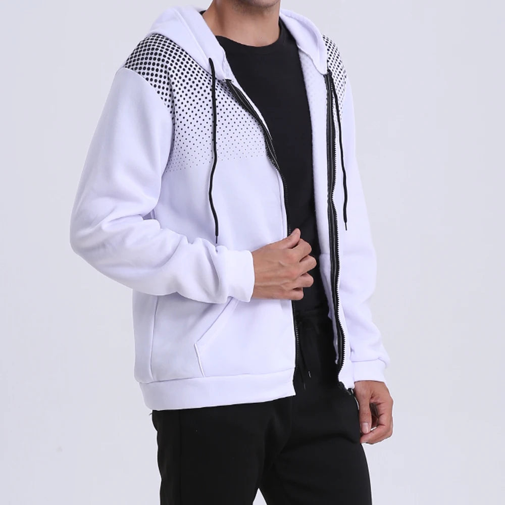 Sportivo | Soft & Breathable Zip-Up Hooded Sweatshirt for Men 3