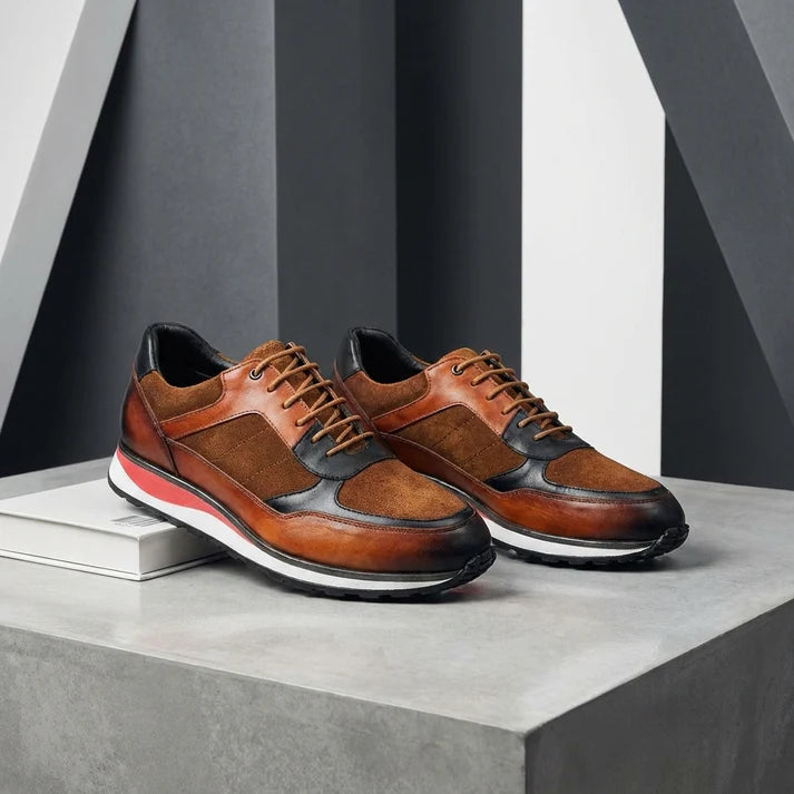 Stefano | Elegant & Comfortable Leather Sneakers for Men 0