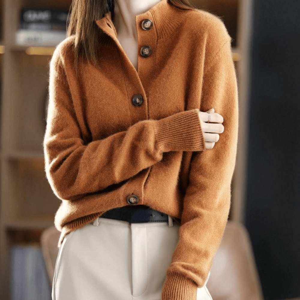 Stella | Cashmere Cardigan Soft Relaxed Fit Elegant for Women 0