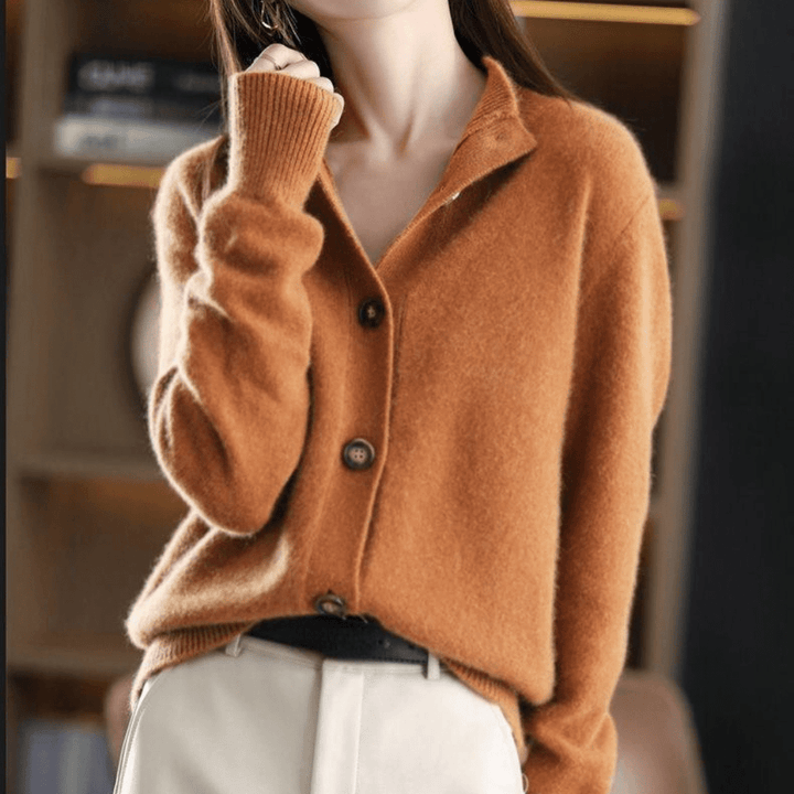 Stella | Cashmere Cardigan Soft Relaxed Fit Elegant for Women 7