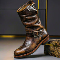 Daniel | Rugged Charm And Premium Vintage Leather Boots
