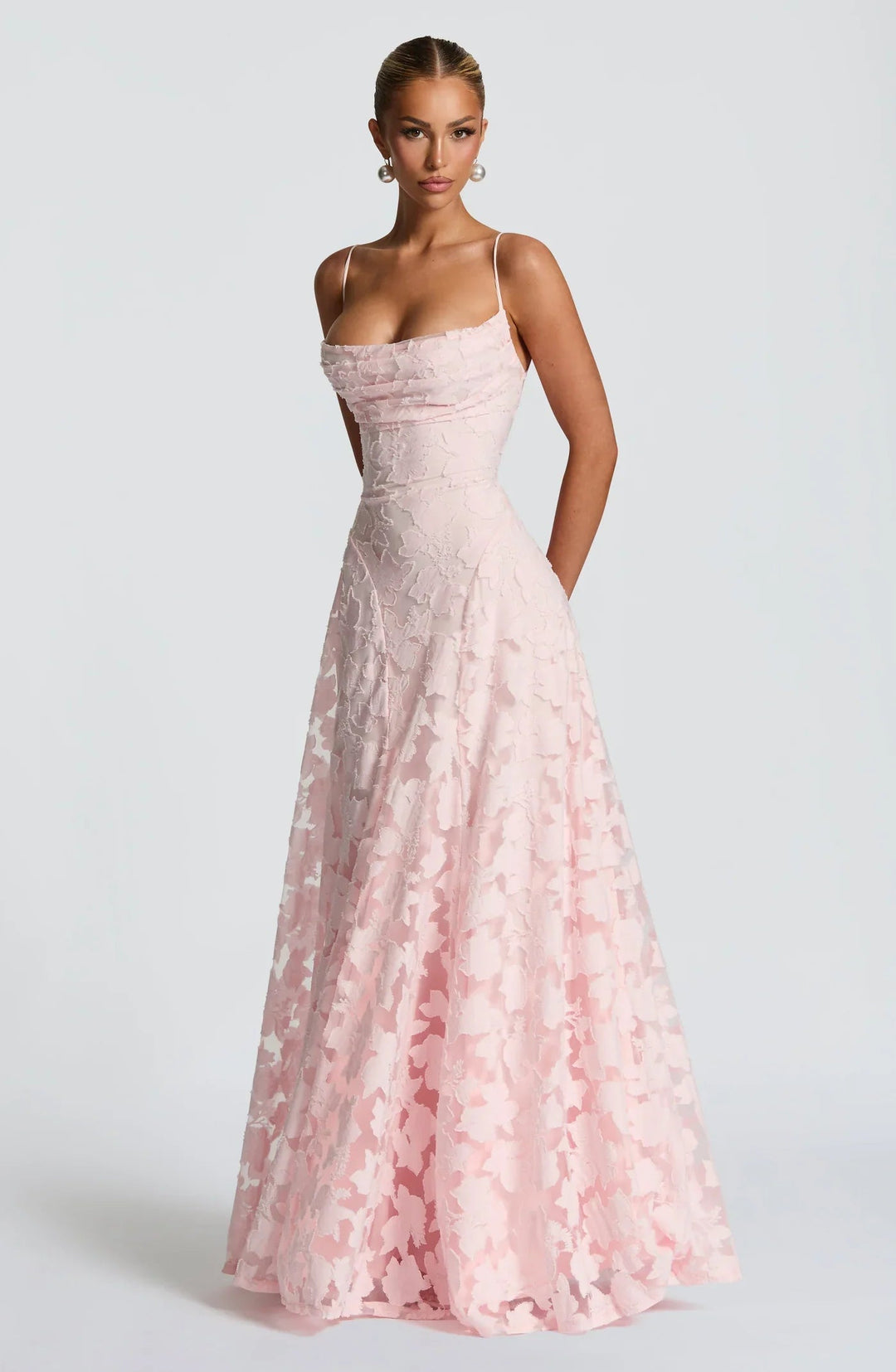 Taleah | Womens Dress Wedding Guest Dresses Floral Maxi Elegant A-Line 2