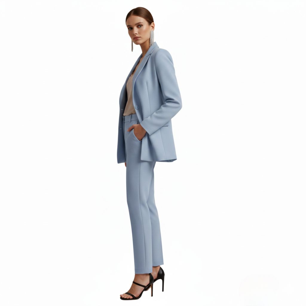 Talia | Elegant & Tailored Women's Suit – Double Breasted Blazer Pant Set 4