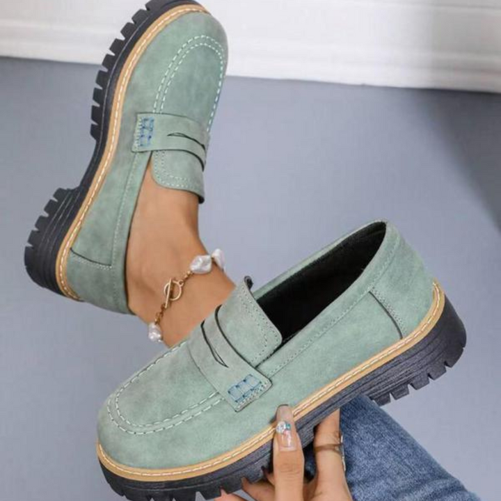 Thalia | Stylish Women's Chunky Platform Loafers - Comfortable Slip-On Design 2