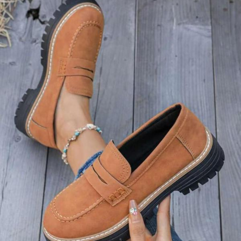 Thalia | Stylish Women's Chunky Platform Loafers - Comfortable Slip-On Design 3