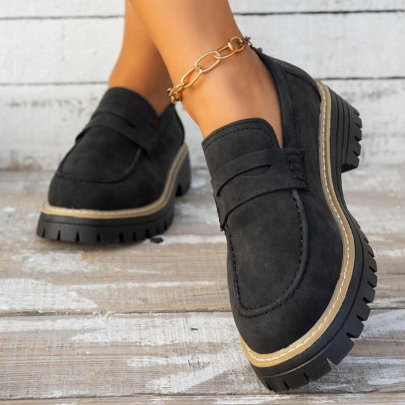 Thalia | Stylish Women's Chunky Platform Loafers - Comfortable Slip-On Design 4