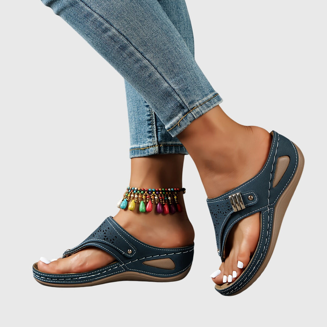 Theodoros | Elegant & Comfortable Women's Platform Sandals with Ankle Strap 5