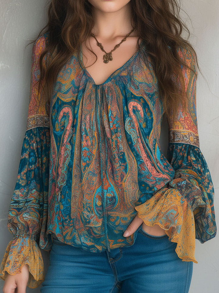 Trellis | Elegant Ruffled Cuff Women's Blouse 2