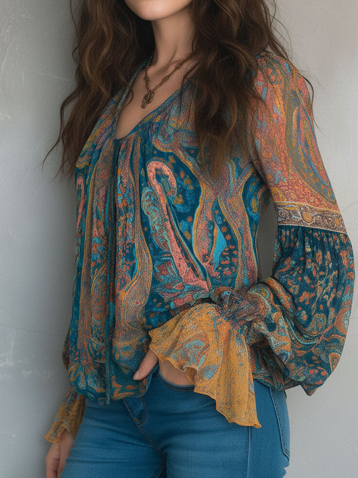 Trellis | Elegant Ruffled Cuff Women's Blouse 3