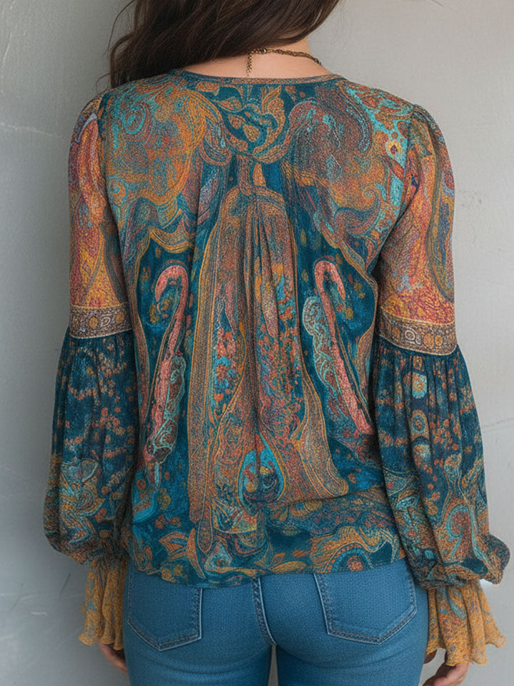 Trellis | Elegant Ruffled Cuff Women's Blouse 5