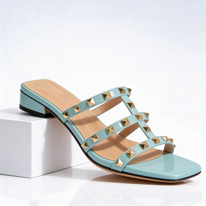 Trevio | Elegant Studded Women's Mules 2