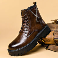 Zachary | Rugged Elegance And Premium Prestige Leather Boots