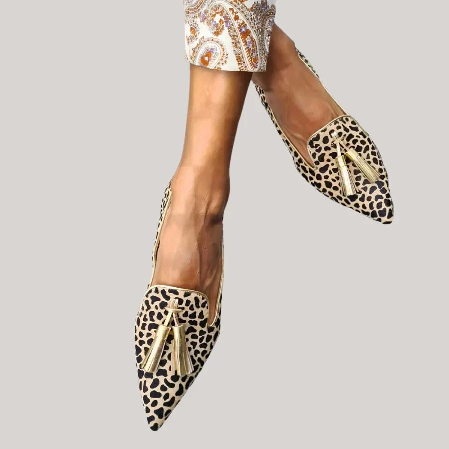 Bethany | Schicke und stilvolle Mokassins-Loafer mit Leopardenmuster