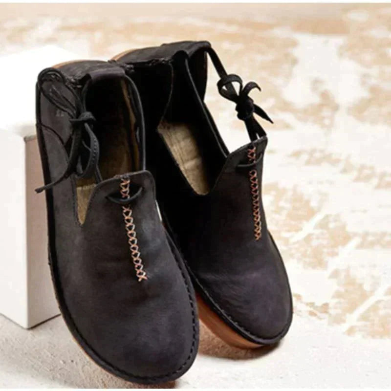 Valentina | Elegant & Comfortable Women's Flats - Versatile Lace-Up Flat Shoes 2
