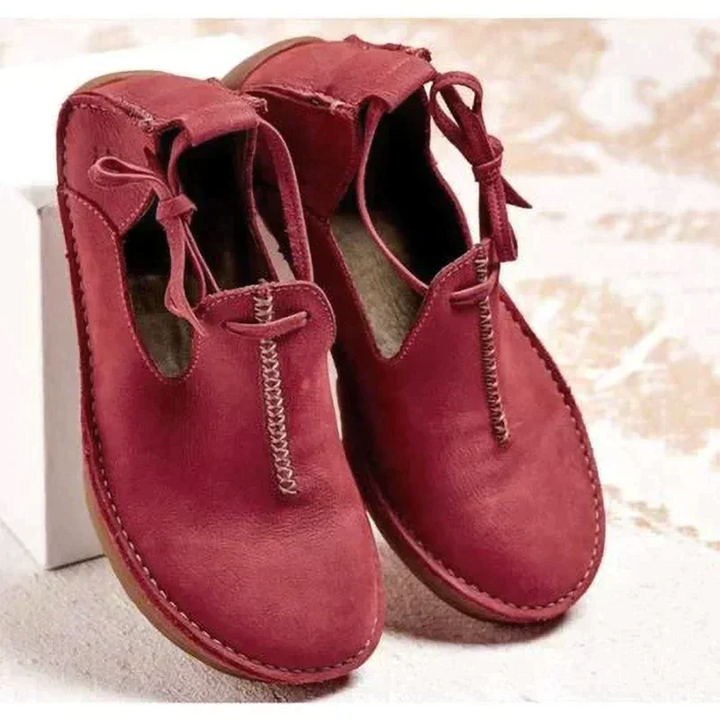 Valentina | Elegant & Comfortable Women's Flats - Versatile Lace-Up Flat Shoes 3