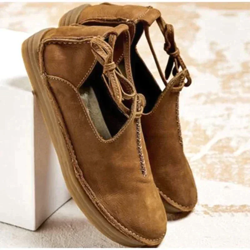 Valentina | Elegant & Comfortable Women's Flats - Versatile Lace-Up Flat Shoes 4
