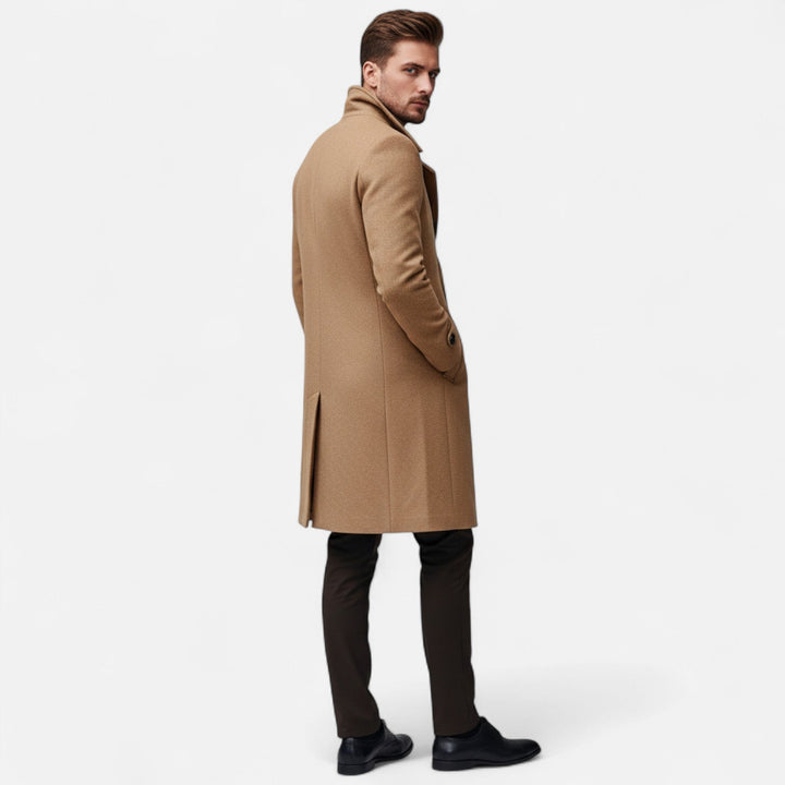 Valerio | Elegant Men’s Long Overcoat 2