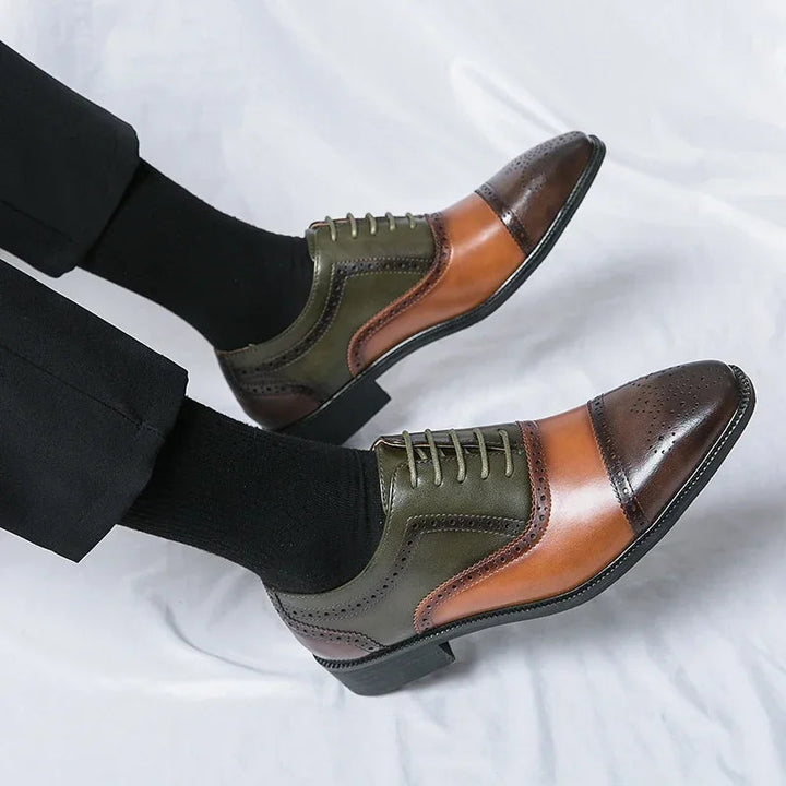 Vanguard | Premium Leather Men's Oxford Dress Shoes 4