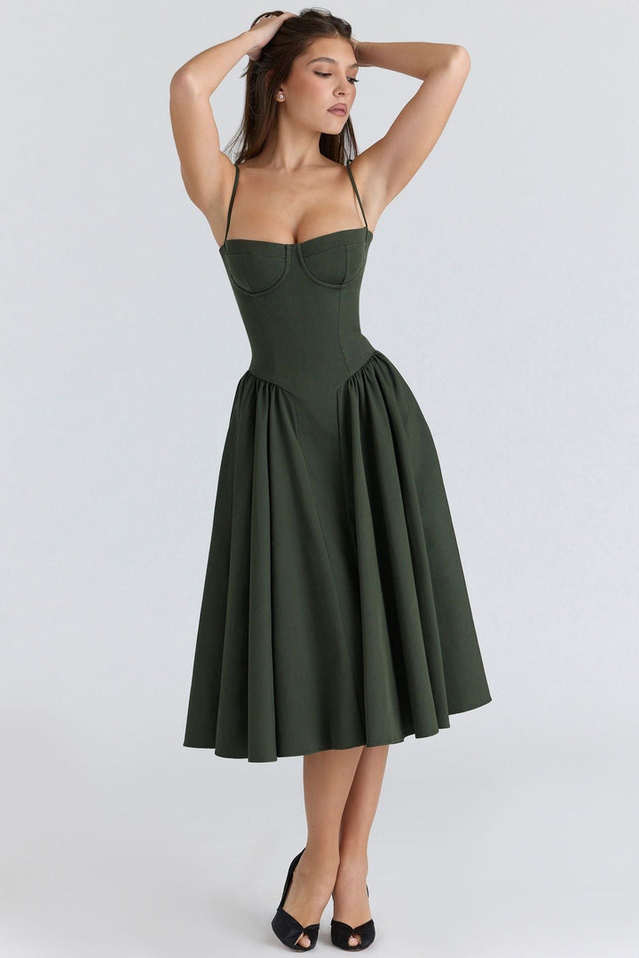 Vantix | Elegant A-Line Women's Dress for Summer Events 10