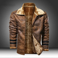 Julian | Zeitlose Herren-Leder-Bomberjacke