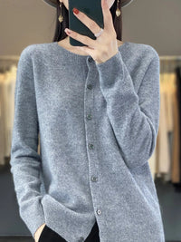 Hazel | Elegant and Versatile Buttoned Winter Cardigan