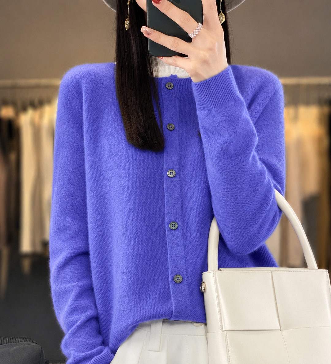 Vera | Cardigan Sweater Buttoned Elegant Relaxed Fit Soft Layering 1