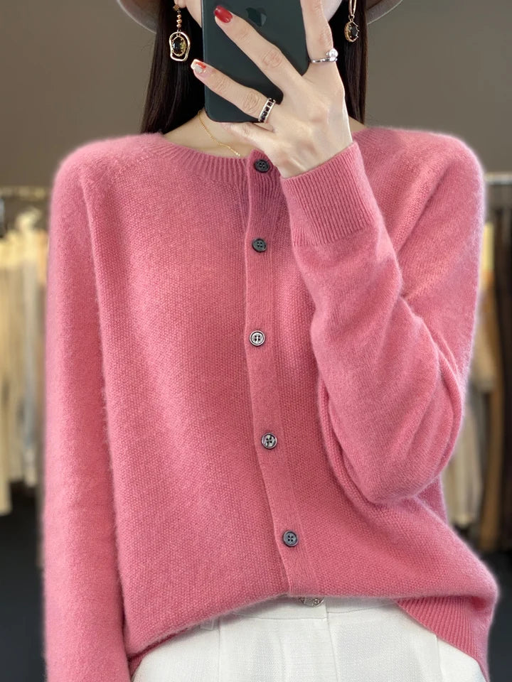 Vera | Cardigan Sweater Buttoned Elegant Relaxed Fit Soft Layering 7