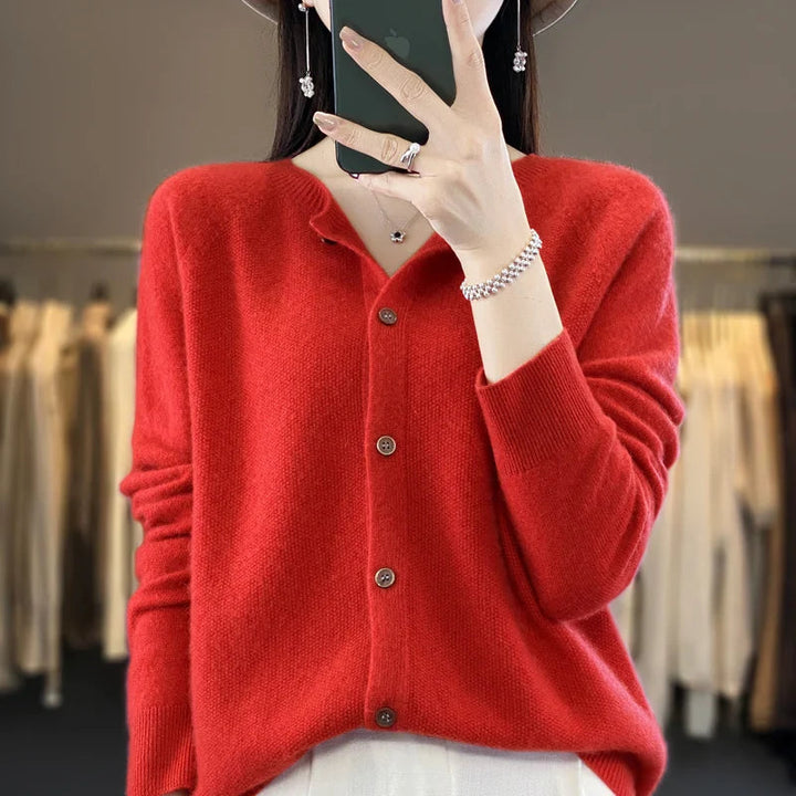 Vera | Cardigan Sweater Buttoned Elegant Relaxed Fit Soft Layering 9
