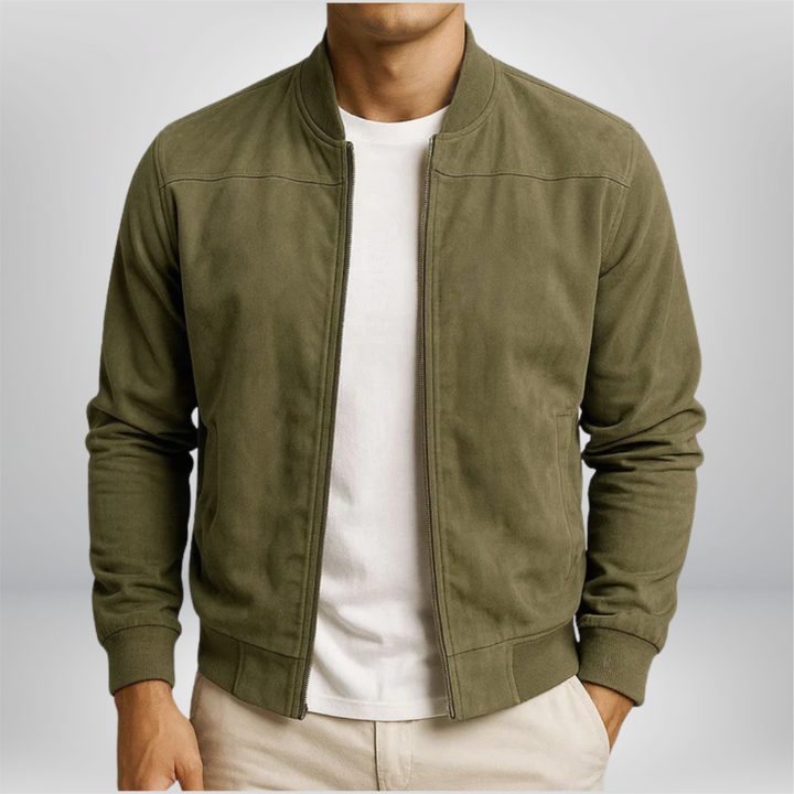 Vesper | Leather Bomber Jacket Women Modern Fit Elegant Genuine Leather 2