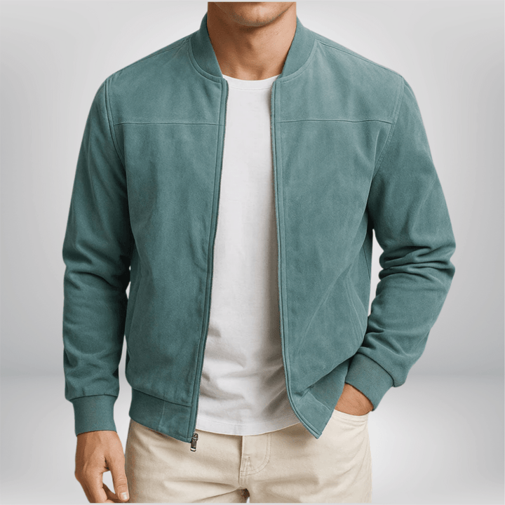 Vesper | Leather Bomber Jacket Women Modern Fit Elegant Genuine Leather 3
