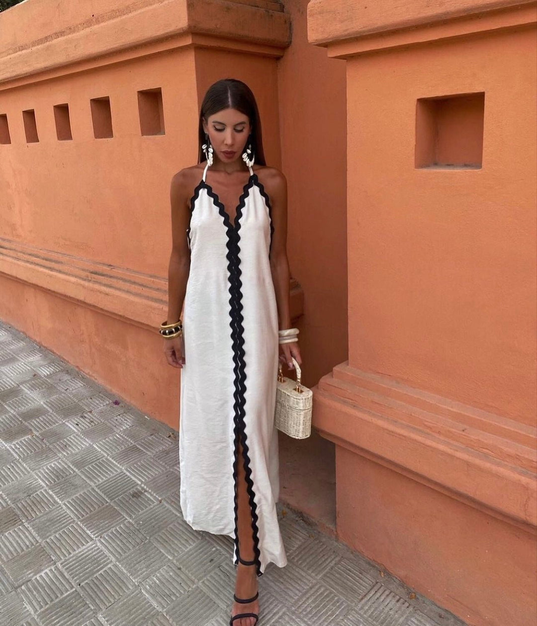 Vespera | Women's Dress Elegant Maxi Dress Comfortable Relaxed Fit 1