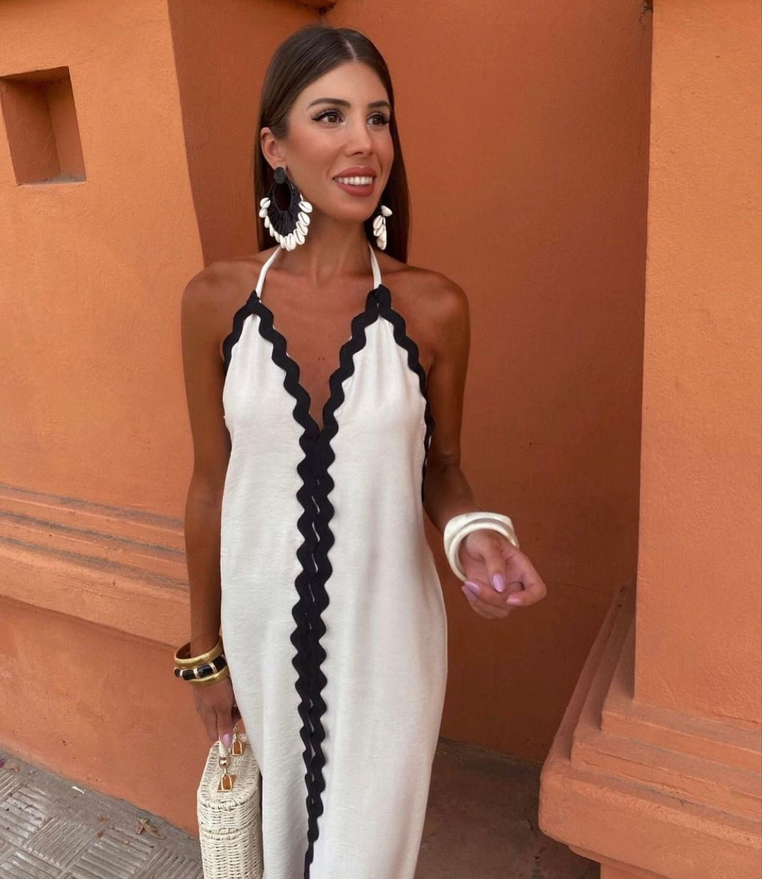 Vespera | Women's Dress Elegant Maxi Dress Comfortable Relaxed Fit 2