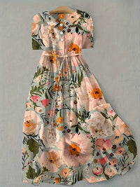 Ava | Elegant Floral Women's Dress for Formal Occasions