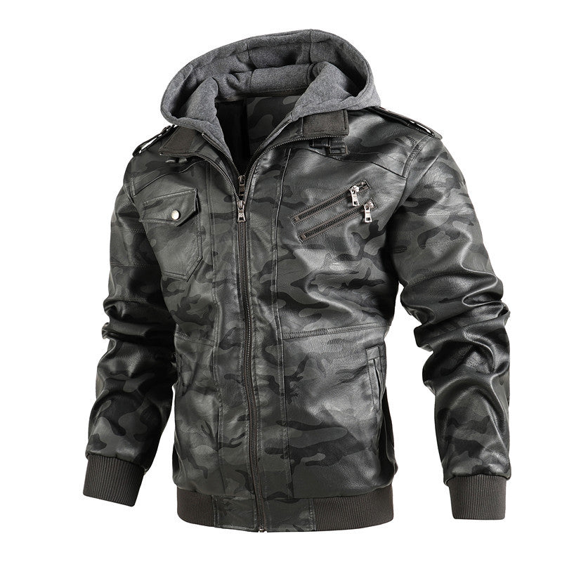 Victor | Premium Leather Hooded Jacket for Timeless Style 5