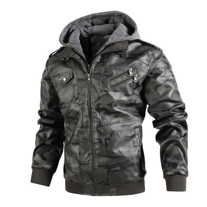 Victor | Premium Leather Hooded Jacket for Timeless Style 5
