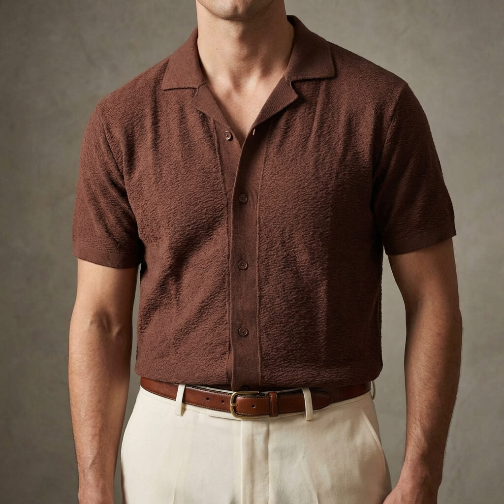 Viento | Soft Relaxed Camp Collar Men's Polo Shirts 2