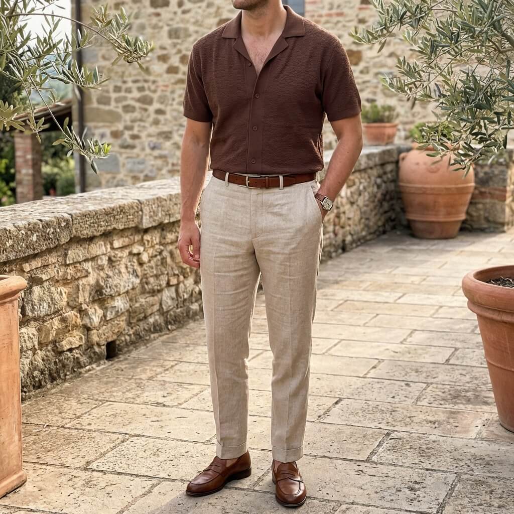 Viento | Soft Relaxed Camp Collar Men's Polo Shirts 3